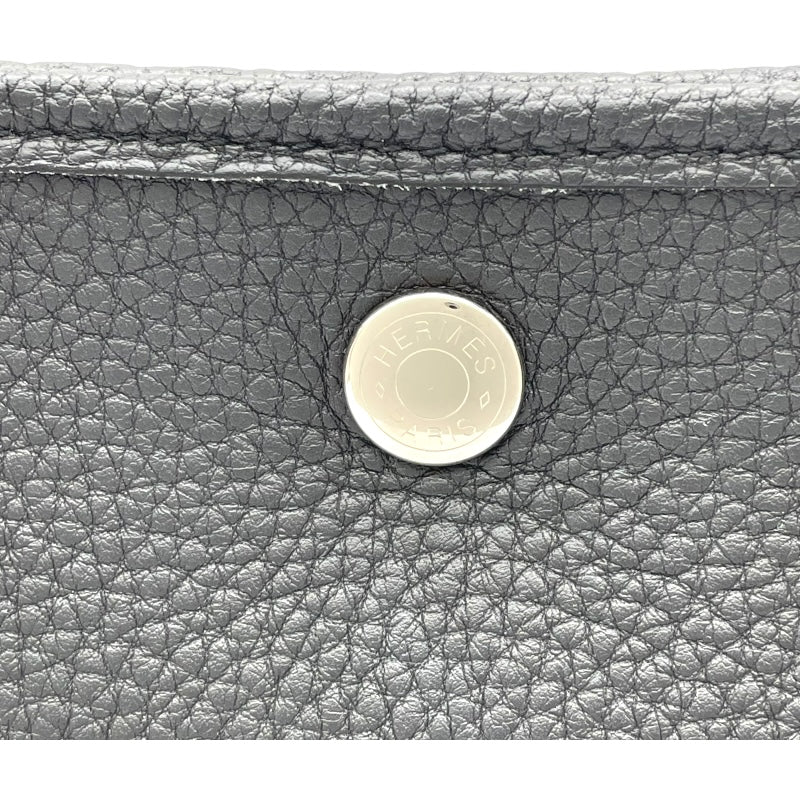 エルメス HERMES ガーデンパーティPM □A刻印 ブラック SV金具