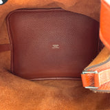 エルメス HERMES ピコタンロックMM □R刻 ブリック SV金具 トリヨン レディース ハンドバッグ