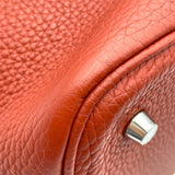 エルメス HERMES ピコタンロックMM □R刻 ブリック SV金具 トリヨン レディース ハンドバッグ