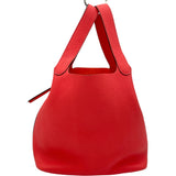 エルメス HERMES ピコタンロックMM B刻 ローズテキサス SV金具 トリヨン レディース ハンドバッグ