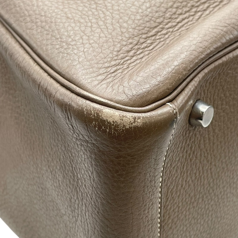 エルメス HERMES リンディ30 ▢M刻 エトゥープ SV金具 トリヨン