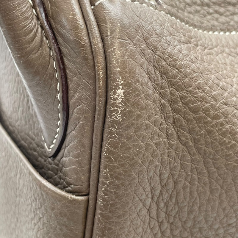 エルメス HERMES リンディ30 ▢M刻 エトゥープ SV金具 トリヨン