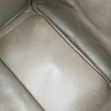 エルメス HERMES リンディ30 ▢M刻 エトゥープ SV金具 トリヨン レディース ハンドバッグ