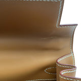 エルメス HERMES ケリー28 外縫い □W刻 ゴールド GD金具 シャモニー レディース ショルダーバッグ