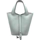 エルメス HERMES ピコタンロックPM W ニューホワイト SV金具 トリヨン レディース ハンドバッグ
