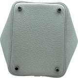 エルメス HERMES ピコタンロックPM W ニューホワイト SV金具 トリヨン レディース ハンドバッグ