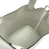 エルメス HERMES ピコタンロックPM W ニューホワイト SV金具 トリヨン レディース ハンドバッグ