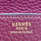 エルメス HERMES バーキン35 〇W刻 ルージュアッシュ GD金具 フィヨルド レディース ハンドバッグ