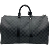 ルイ・ヴィトン LOUIS VUITTON キーポル･バンドリエール45 N41418 ブラック ダミエ・グラフィット メンズ ボストンバッグ