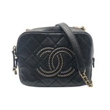 シャネル CHANEL マトラッセ　チェーンバニティバッグ AS1513 ブラック ラムスキン レディース ショルダーバッグ