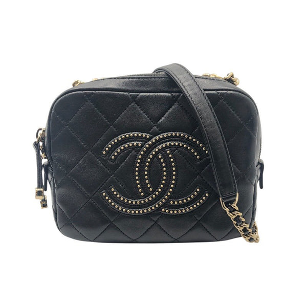 シャネル CHANEL マトラッセ チェーンバニティバッグ AS1513 ブラック
