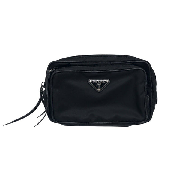 PRADA　ウエストバッグ　ネイビー　ナイロン　IKZ-493 PRADA（プラダ） 【良品】プラダ ナイロン ボディバッグ ウエスト