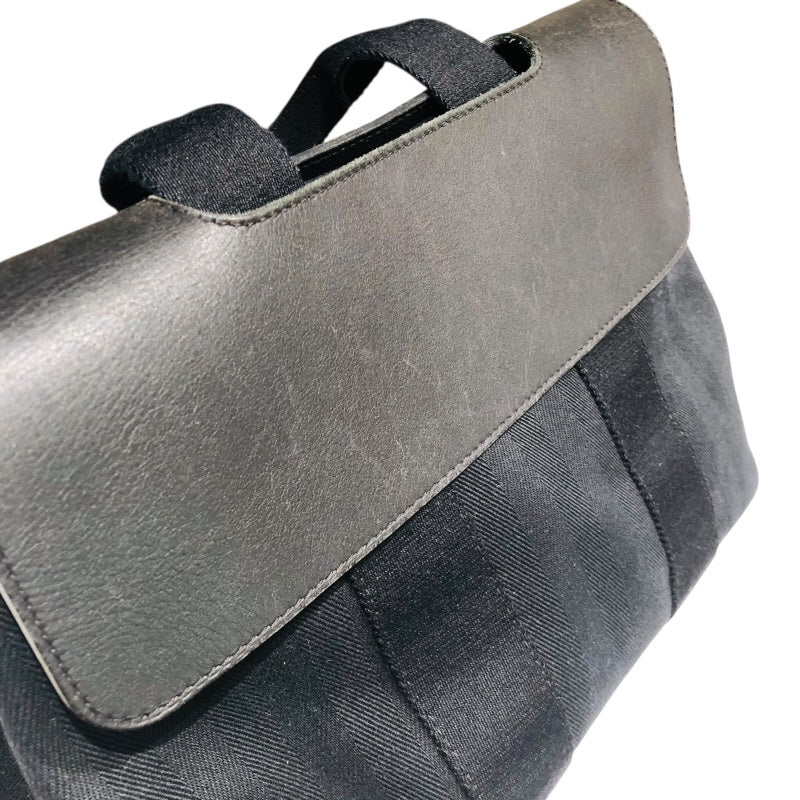 エルメス HERMES ヴァルパライソPM ブラック トワル・レザー