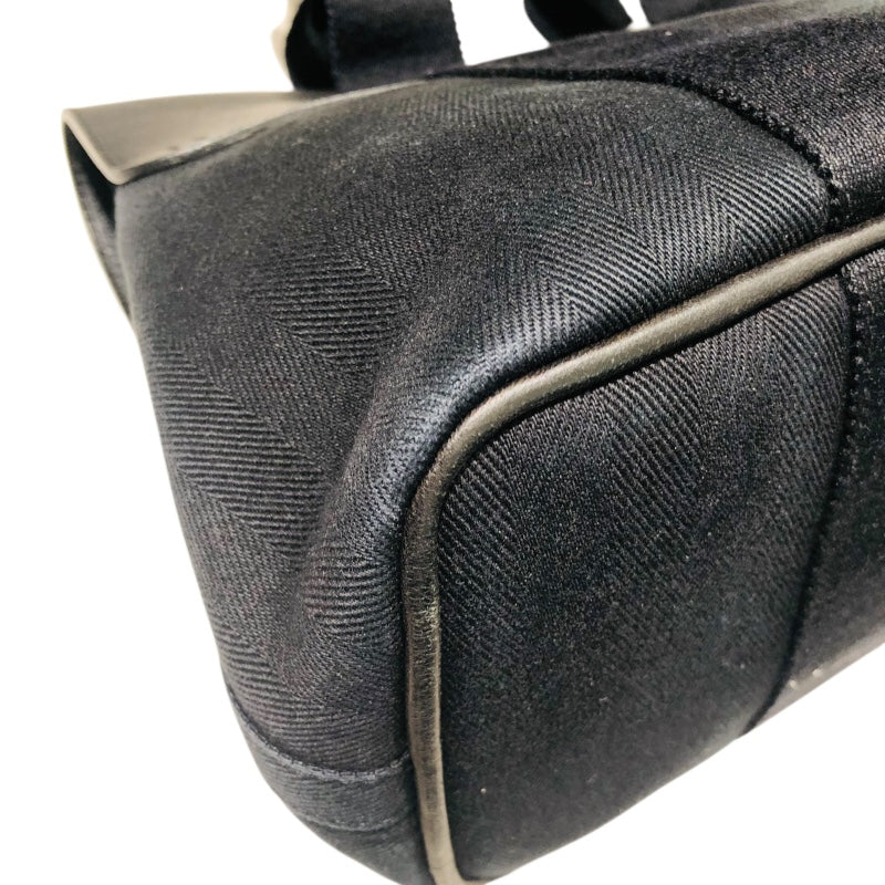 エルメス HERMES ヴァルパライソPM ブラック トワル・レザー