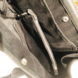エルメス HERMES ヴァルパライソPM ブラック トワル・レザー レディース ハンドバッグ