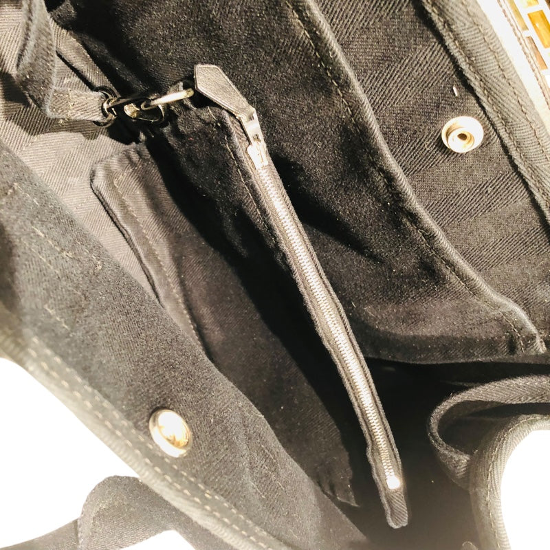 エルメス HERMES ヴァルパライソPM ブラック トワル・レザー