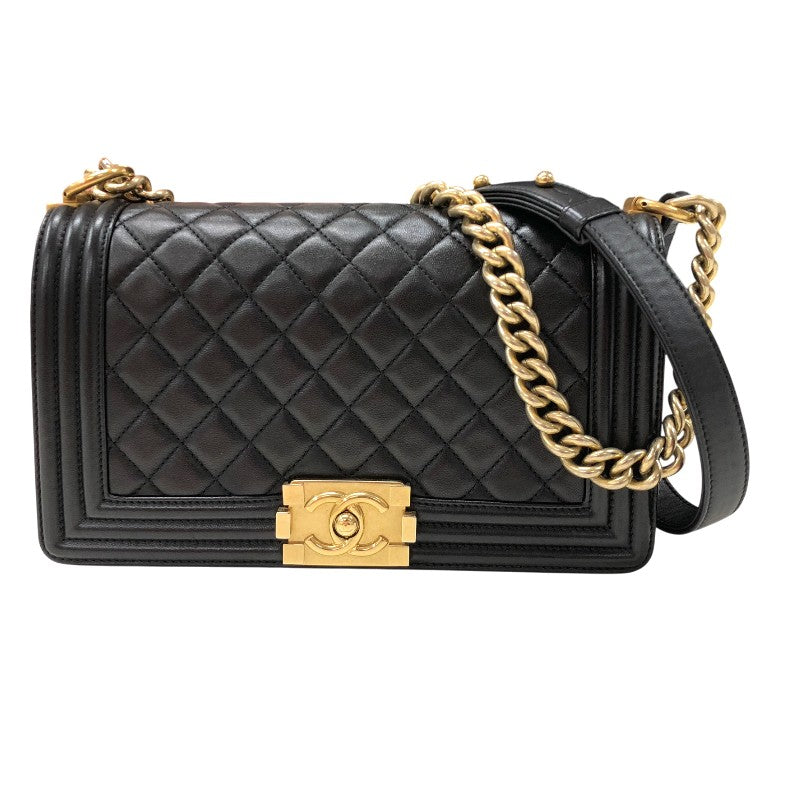 シャネル CHANEL ボーイシャネル25 A67086 ブラック ゴールド金具