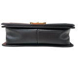 シャネル CHANEL ボーイシャネル25 A67086 ブラック ゴールド金具 ラムスキン レディース ショルダーバッグ