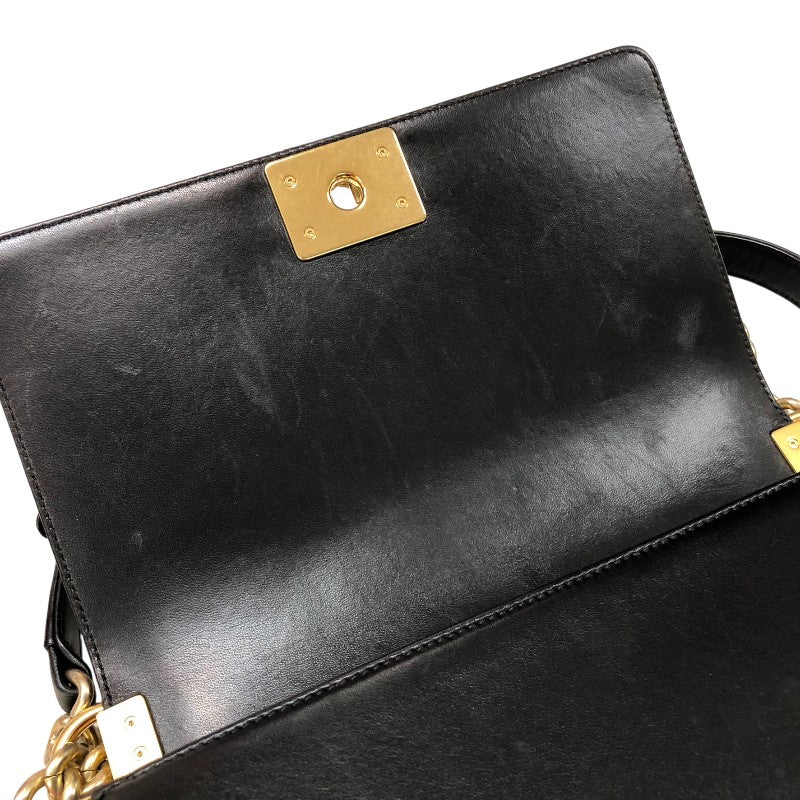 シャネル CHANEL ボーイシャネル25 A67086 ブラック ゴールド金具 ラムスキン レディース ショルダーバッグ シャネル CHANEL ボーイシャネル25 A67086 ブラック ゴールド金具
