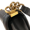 シャネル CHANEL ボーイシャネル25 A67086 ブラック ゴールド金具 ラムスキン レディース ショルダーバッグ