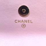 シャネル CHANEL マトラッセパールチェーンウォレット AP2583 ピンク ラム/GD レディース ショルダーバッグ