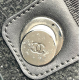 シャネル CHANEL ドーヴィルチェーントートバッグ A67001 ブラック/SV金具 ミックスファイバー レディース トートバッグ