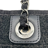 シャネル CHANEL ドーヴィルチェーントートバッグ A67001 ブラック/SV金具 ミックスファイバー レディース トートバッグ