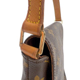 ルイ・ヴィトン LOUIS VUITTON ミュゼット・サルサショート M51387 ブラウン　ゴールド金具 モノグラム レディース ショルダーバッグ