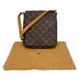 ルイ・ヴィトン LOUIS VUITTON ミュゼット・サルサショート M51387 ブラウン　ゴールド金具 モノグラム レディース ショルダーバッグ