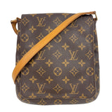ルイ・ヴィトン LOUIS VUITTON ミュゼット・サルサショート M51387 ブラウン　ゴールド金具 モノグラム レディース ショルダーバッグ