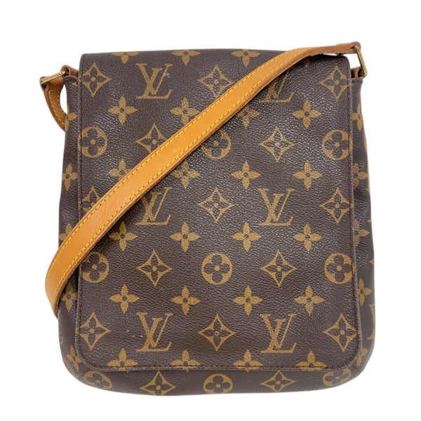 本物 ルイヴィトン LOUIS VUITTON LV ミュゼット サルサショート モノグラム ショルダーバッグ ブラウン M51258 Musette ビトン バッグ 中古 LOUIS VUITTON - 本物 ルイヴィトン LOUIS VUITTON LV ミュゼット