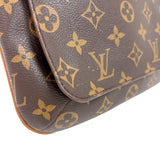 ルイ・ヴィトン LOUIS VUITTON ミュゼット・サルサショート M51387 ブラウン　ゴールド金具 モノグラム レディース ショルダーバッグ