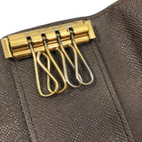 ルイ・ヴィトン LOUIS VUITTON ミュルティクレ4 M62631 ブラウン ダミエ メンズ キーケース