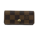 ルイ・ヴィトン LOUIS VUITTON ミュルティクレ4 M62631 ブラウン ダミエ メンズ キーケース