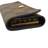 ルイ・ヴィトン LOUIS VUITTON ミュルティクレ4 M62631 ブラウン ダミエ メンズ キーケース