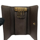 ルイ・ヴィトン LOUIS VUITTON ミュルティクレ4 M62631 ブラウン ダミエ メンズ キーケース