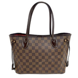 ルイ・ヴィトン LOUIS VUITTON ネヴァーフルPM N51109 ブラウン　ゴールド金具 ダミエ レディース トートバッグ