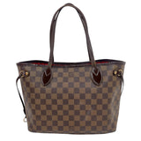ルイ・ヴィトン LOUIS VUITTON ネヴァーフルPM N51109 ブラウン　ゴールド金具 ダミエ レディース トートバッグ