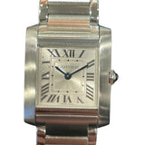 カルティエ Cartier タンクフランセーズ SM WSTA0065 シルバー SS クオーツ レディース 腕時計