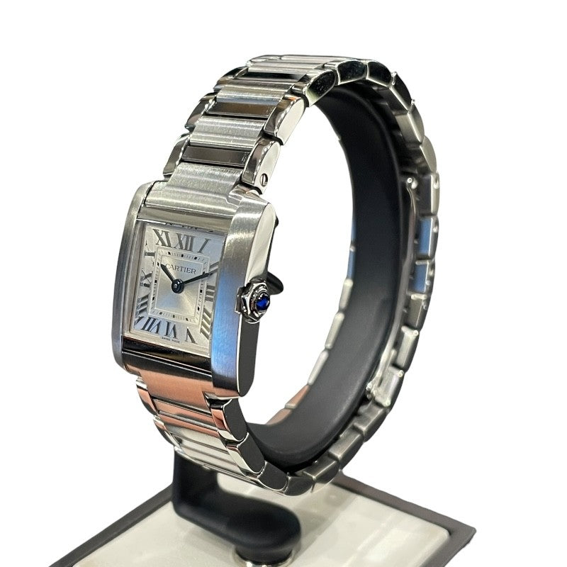 カルティエ Cartier タンクフランセーズ SM WSTA0065 シルバー SS