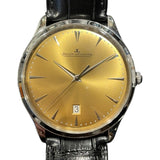 ジャガー・ルクルト JAEGER-LE COULTRE マスター･グランド・ウルトラスリム・デイト Q1288430 SS/レザーベルト 自動巻き メンズ 腕時計
