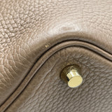 エルメス HERMES ピコタンロックPM U刻 エトゥープ GD金具 トリヨン レディース ハンドバッグ
