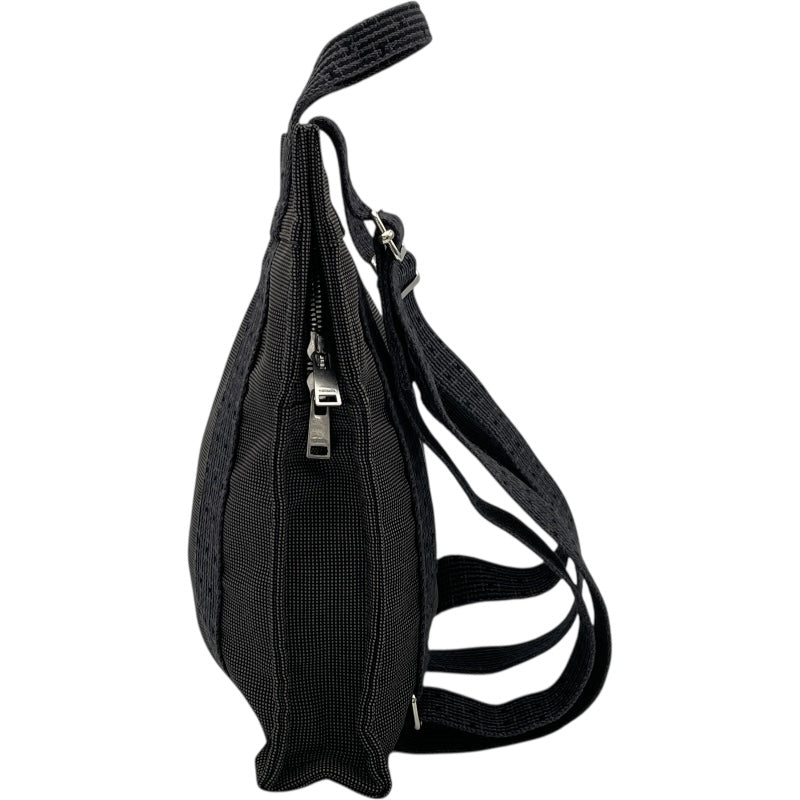 エルメス HERMES エールラインアドPM グレー ナイロンキャンバス 