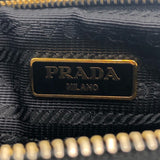 プラダ PRADA サフィアーノポシェット 1NF002 ブラック サフィアーノレザー レディース ショルダーバッグ