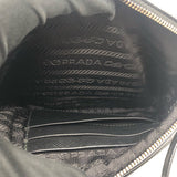 プラダ PRADA サフィアーノポシェット 1NF002 ブラック サフィアーノレザー レディース ショルダーバッグ