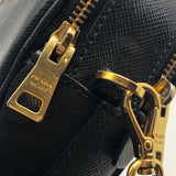 プラダ PRADA サフィアーノポシェット 1NF002 ブラック サフィアーノレザー レディース ショルダーバッグ