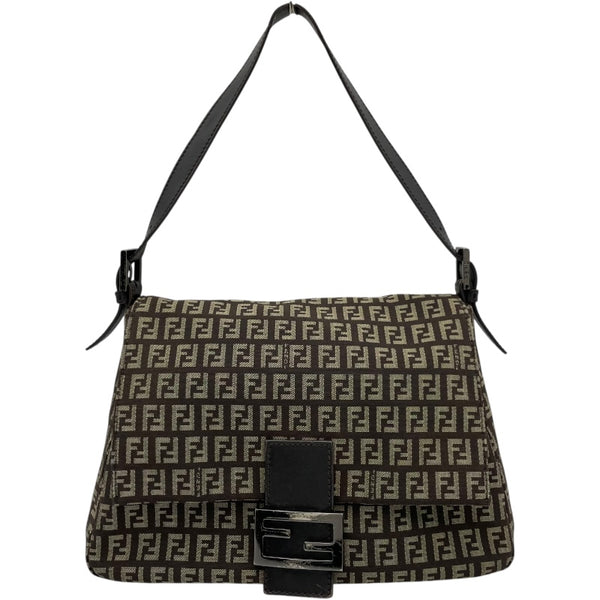 K広109/ FENDI ズッキーノ ナイロン ショルダーバッグ フェンディ FENDI ズッキーノ ショルダーバッグ 8BR001 ブラウン