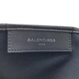 バレンシアガ BALENCIAGA ネイビーカバスS 339933 アイボリー/ブラック キャンバス・レザー レディース ハンドバッグ
