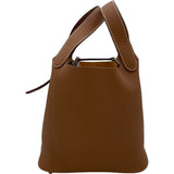 エルメス HERMES ピコタンロックPM W刻 ゴールド SV金具 トリヨン レディース ハンドバッグ