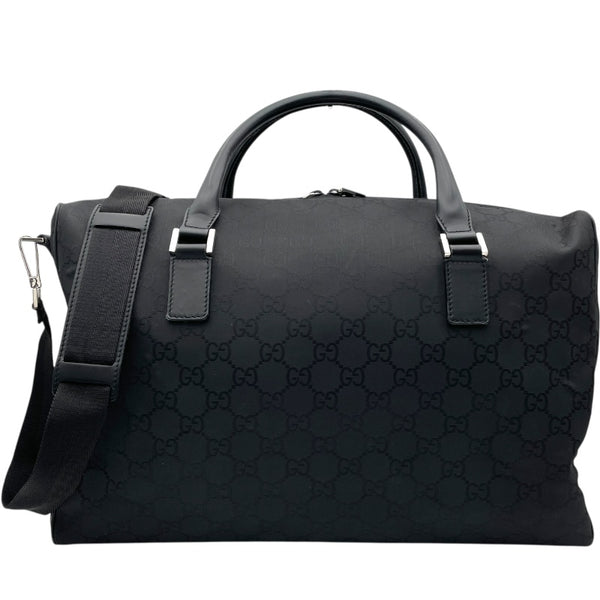 グッチ GUCCI GGナイロンボストンバッグ 196356 ブラック GGナイロン